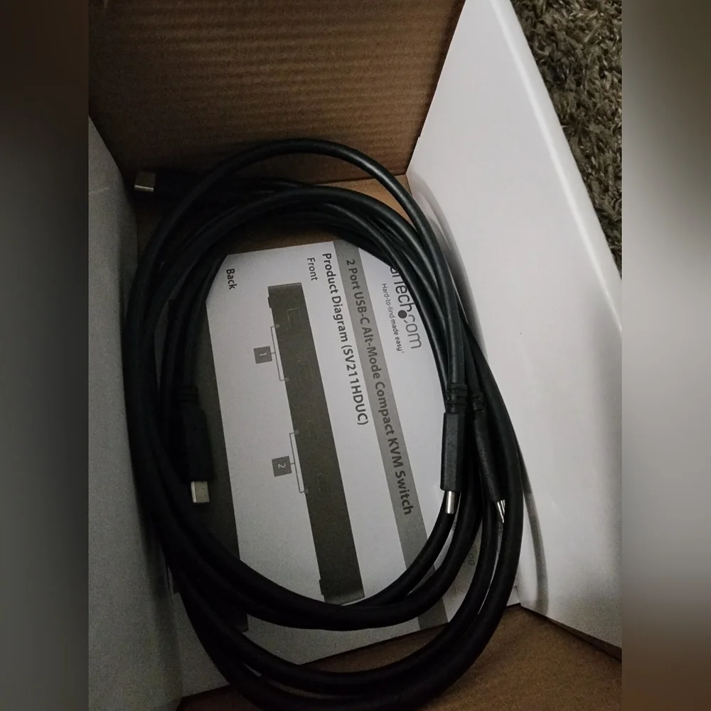StarTech 2-Port HDMI USB-C Compact KVM Switch